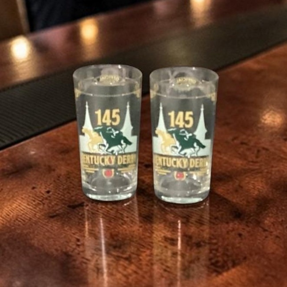 Kentucky Derby Official Mint Julep Tumblers, Set of 2, 145th‎ Churchill Downs